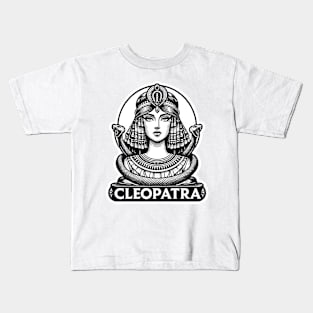 Cleopatra's Grace: Egyptian Queen's Elegance Kids T-Shirt